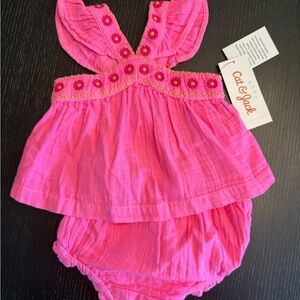 Cat & Jack Bright Pink set